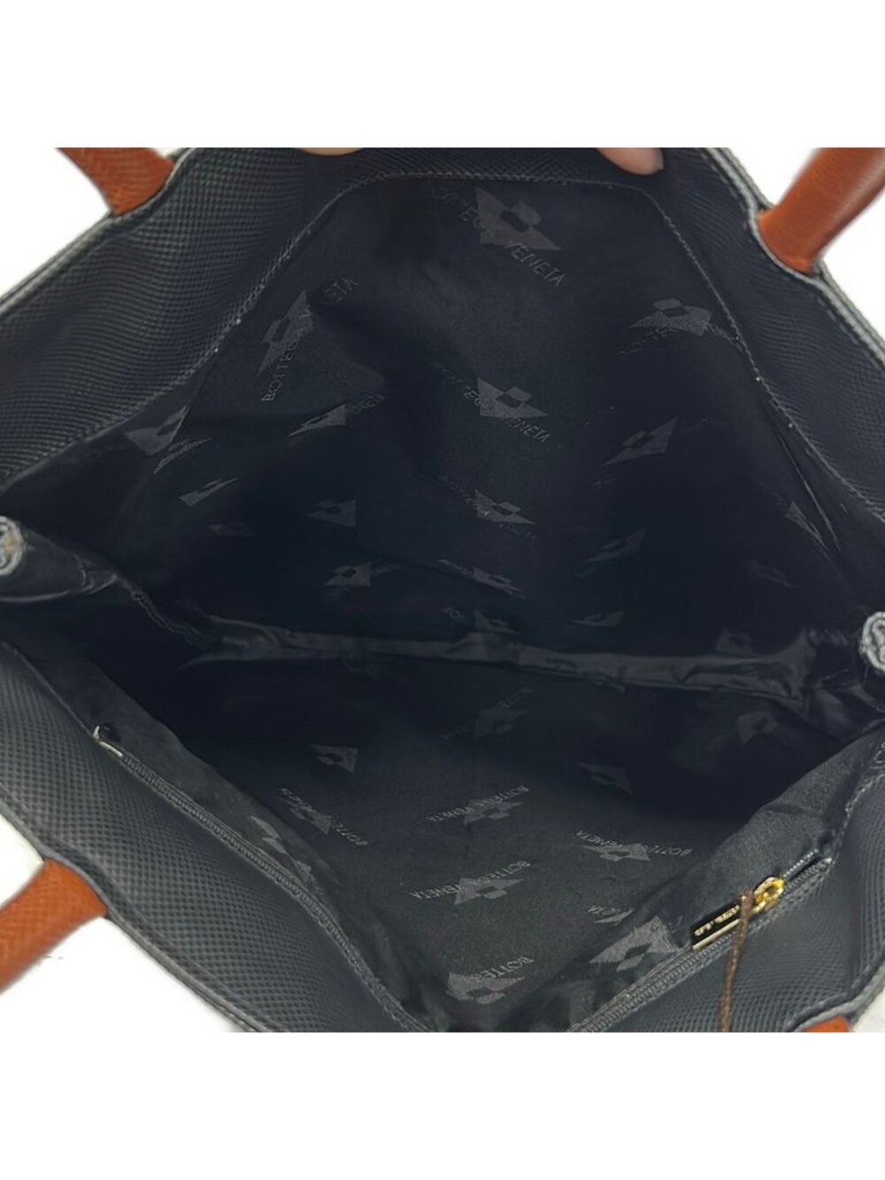 Bottega Veneta Tote Black Brown Leather - Picture 7 of 10